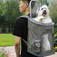 Mr. Peanut's Vancouver Series Backpack Pet Carrier for Smaller Cats and Dogs