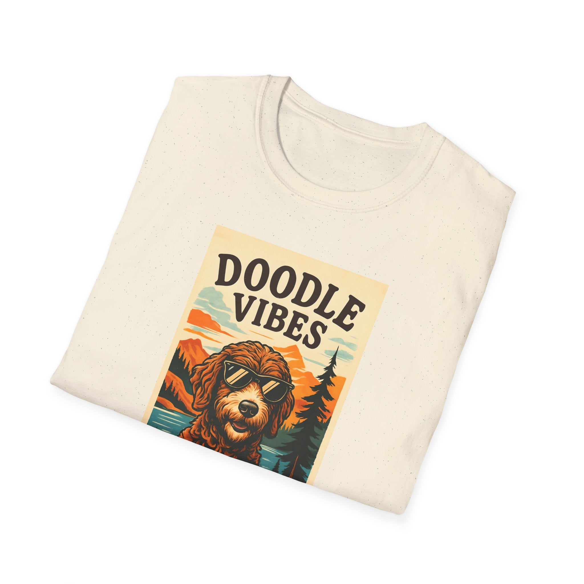 Doodle Vibes. Unisex T-Shirt, Funny Dog Tee, Gift for Pet Lovers, Casual Wear, Dog Enthusiast Shirt, Summer Fashion
