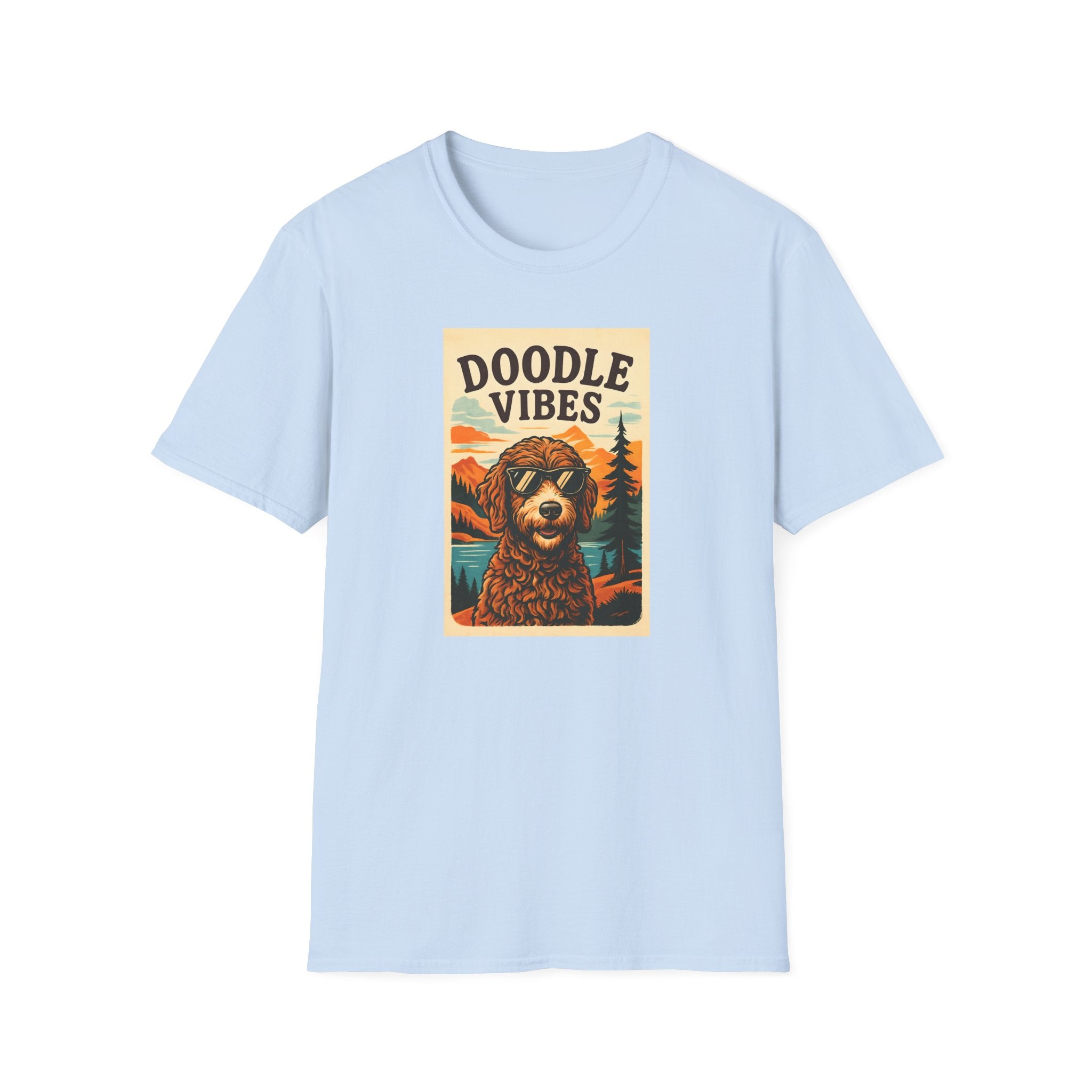 Doodle Vibes. Unisex T-Shirt, Funny Dog Tee, Gift for Pet Lovers, Casual Wear, Dog Enthusiast Shirt, Summer Fashion