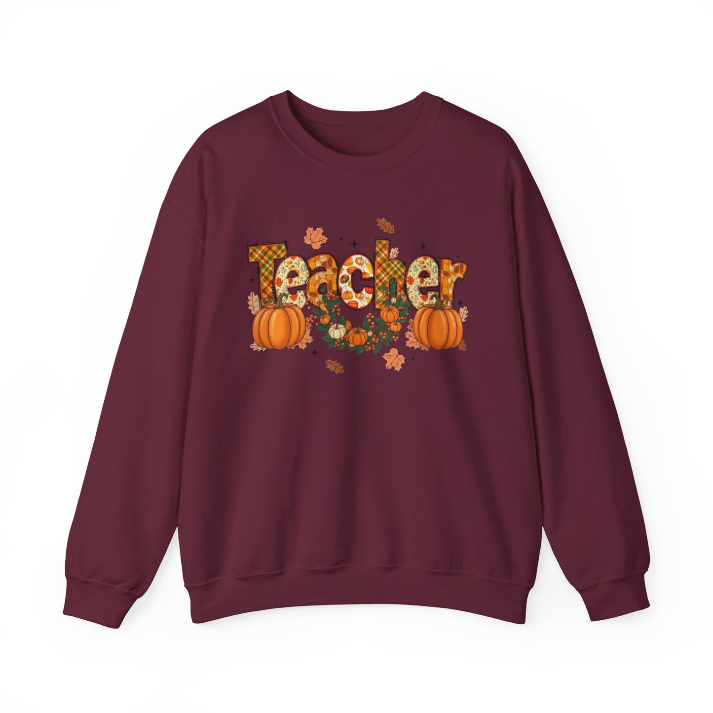 Festive Teacher Sweatshirt, Cozy Fall Apparel, Thanksgiving Gift, Pumpkin Sweater, Autumn Fashion, Teacher Appreciation