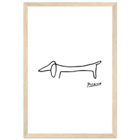 Pablo Picasso Dachshund Dog (Lump) Artwork Poster