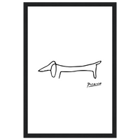 Pablo Picasso Dachshund Dog (Lump) Artwork Poster