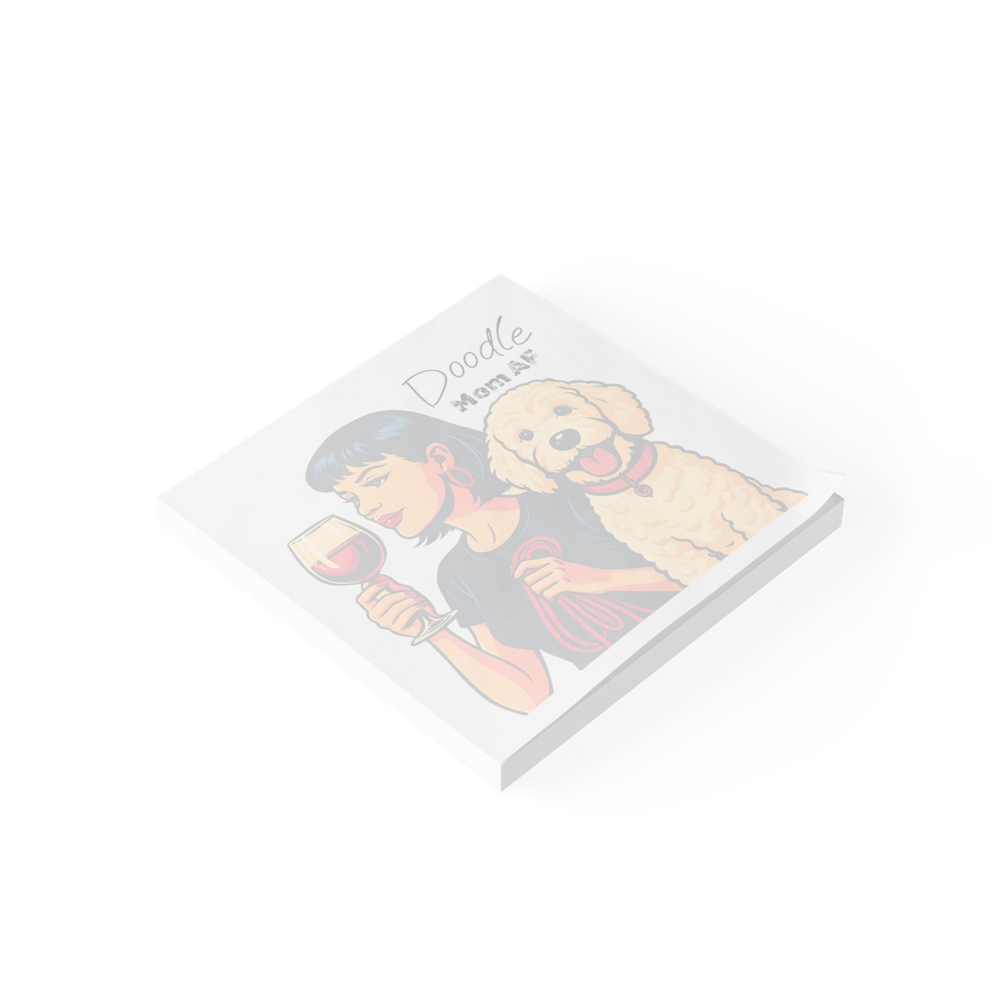 Doodle Mom Note Pads - Fun Post-it® Note Pads for Moms, Gift for Goldendoodle Dog Lovers