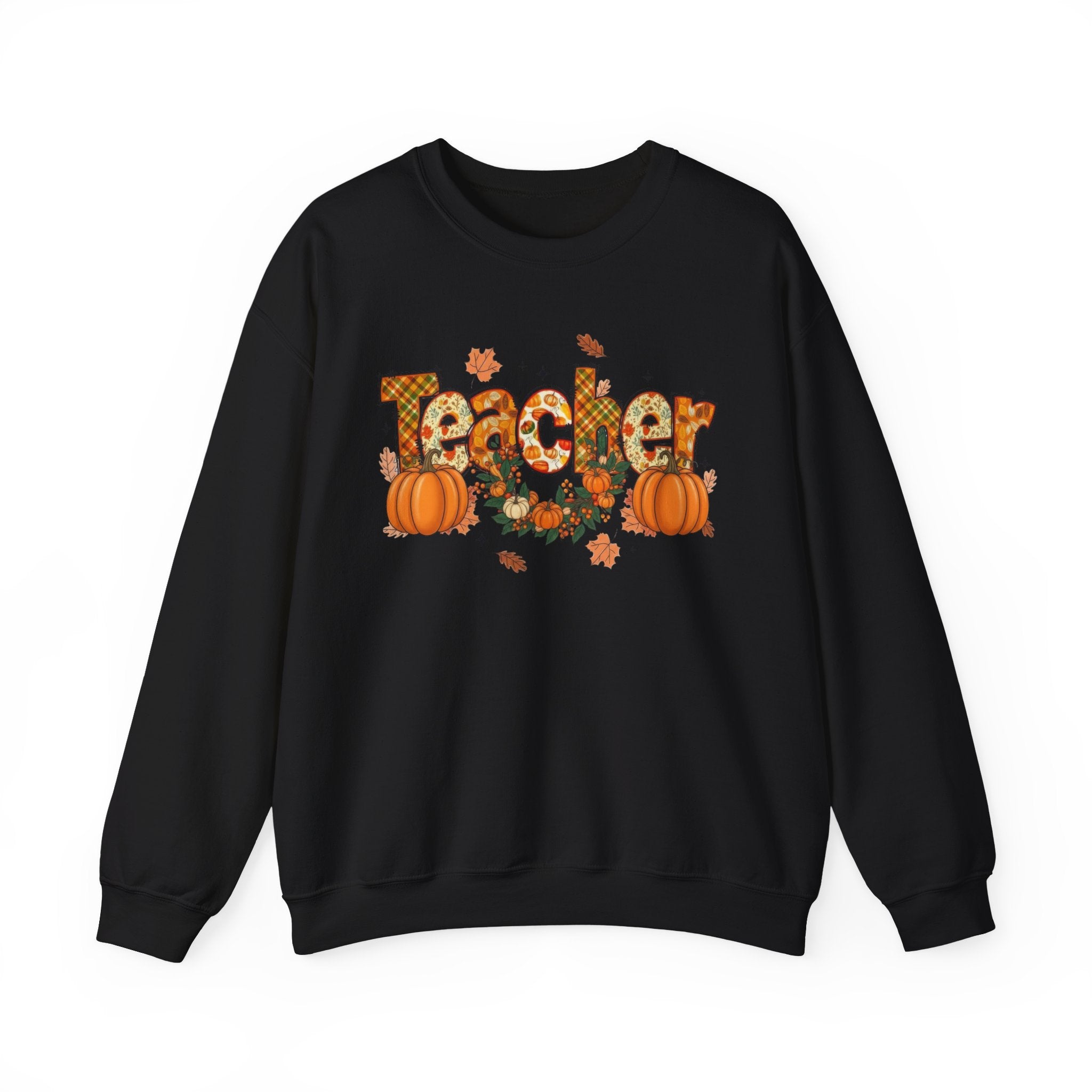 Festive Teacher Sweatshirt, Cozy Fall Apparel, Thanksgiving Gift, Pumpkin Sweater, Autumn Fashion, Teacher Appreciation