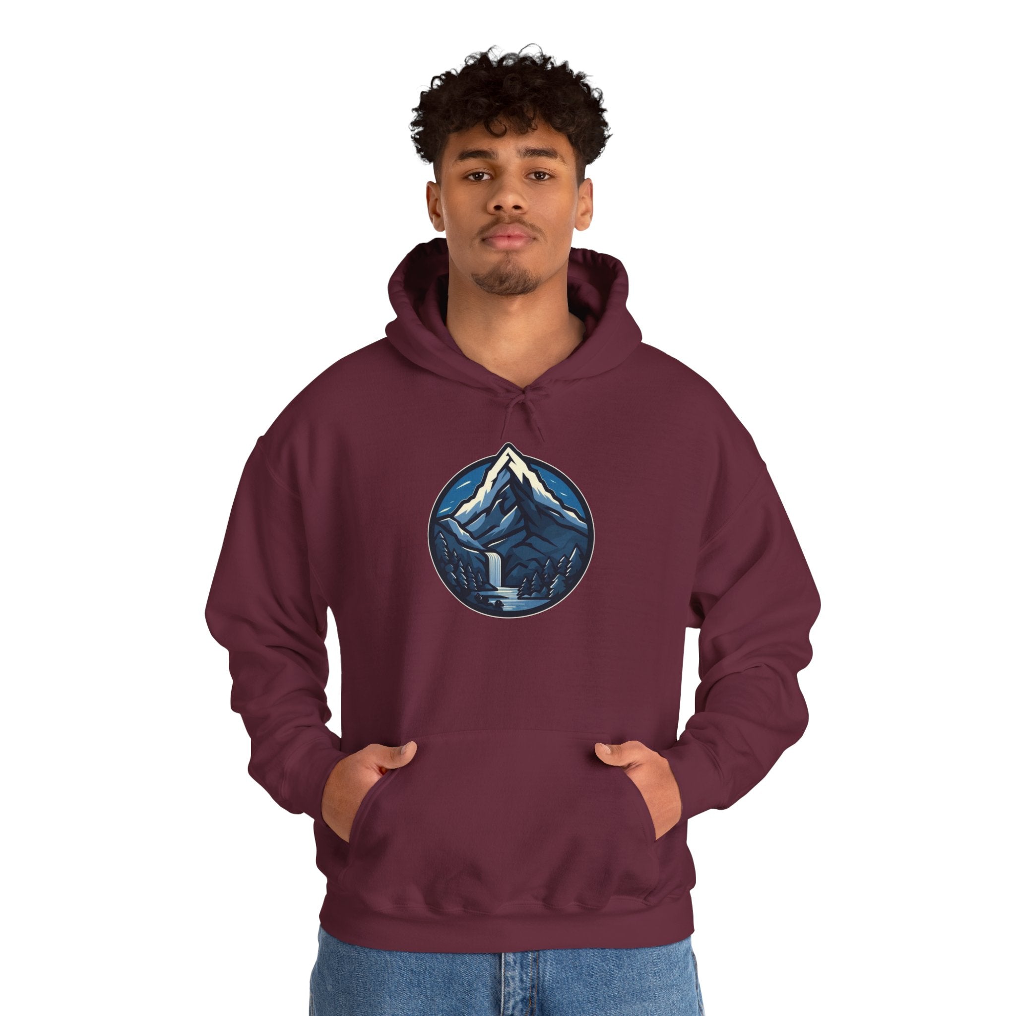 Blue Mountain Waterfall Hoodie