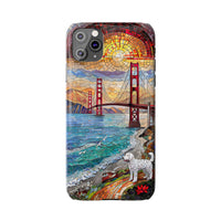 Mountain Landscape Slim Mobile Phone Cases, Phone Accessories, Doodle Dog Cell Phone Case