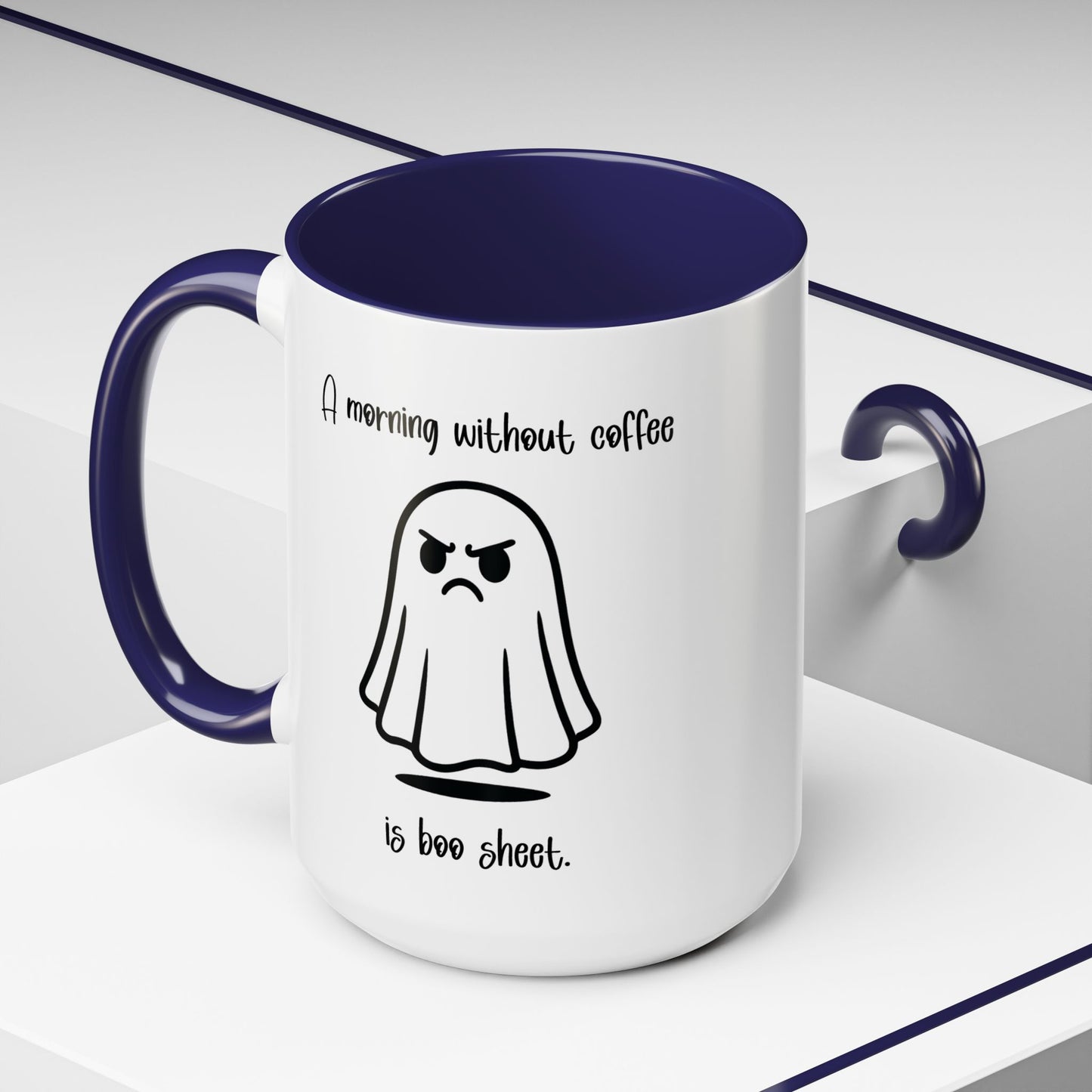 No Coffee is Boo Sheet, Funny Ghost Coffee Mug, Halloween Coffee Cups, Gift for Latte Lovers