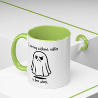 No Coffee is Boo Sheet, Funny Ghost Coffee Mug, Halloween Coffee Cups, Gift for Latte Lovers