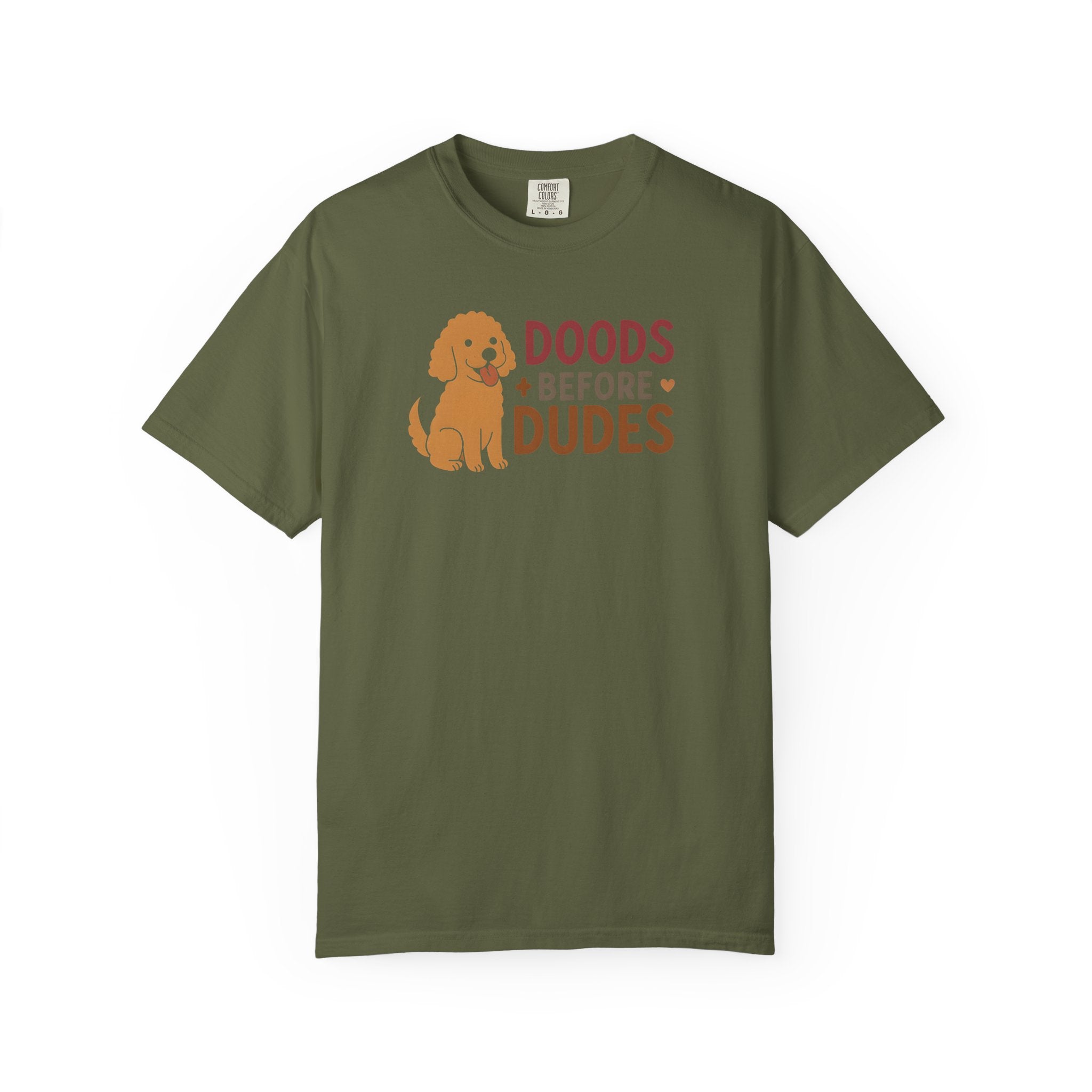 Doods Before Dudes Shirt, Fun Dog Lover T-Shirt, Unisex Tee for Pet Owners, Casual Apparel for Dog Lovers, Great Gift for Dog Moms
