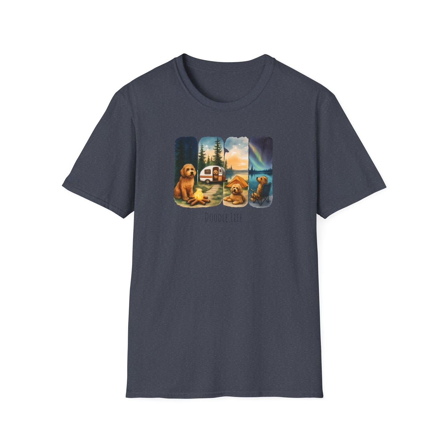 Doodle Life. Travel Dog Lover T-Shirt, Cute Pet Camping Tee, Adventure Shirt, Gifts for Dog Owners, Doodle Travel T-Shirt