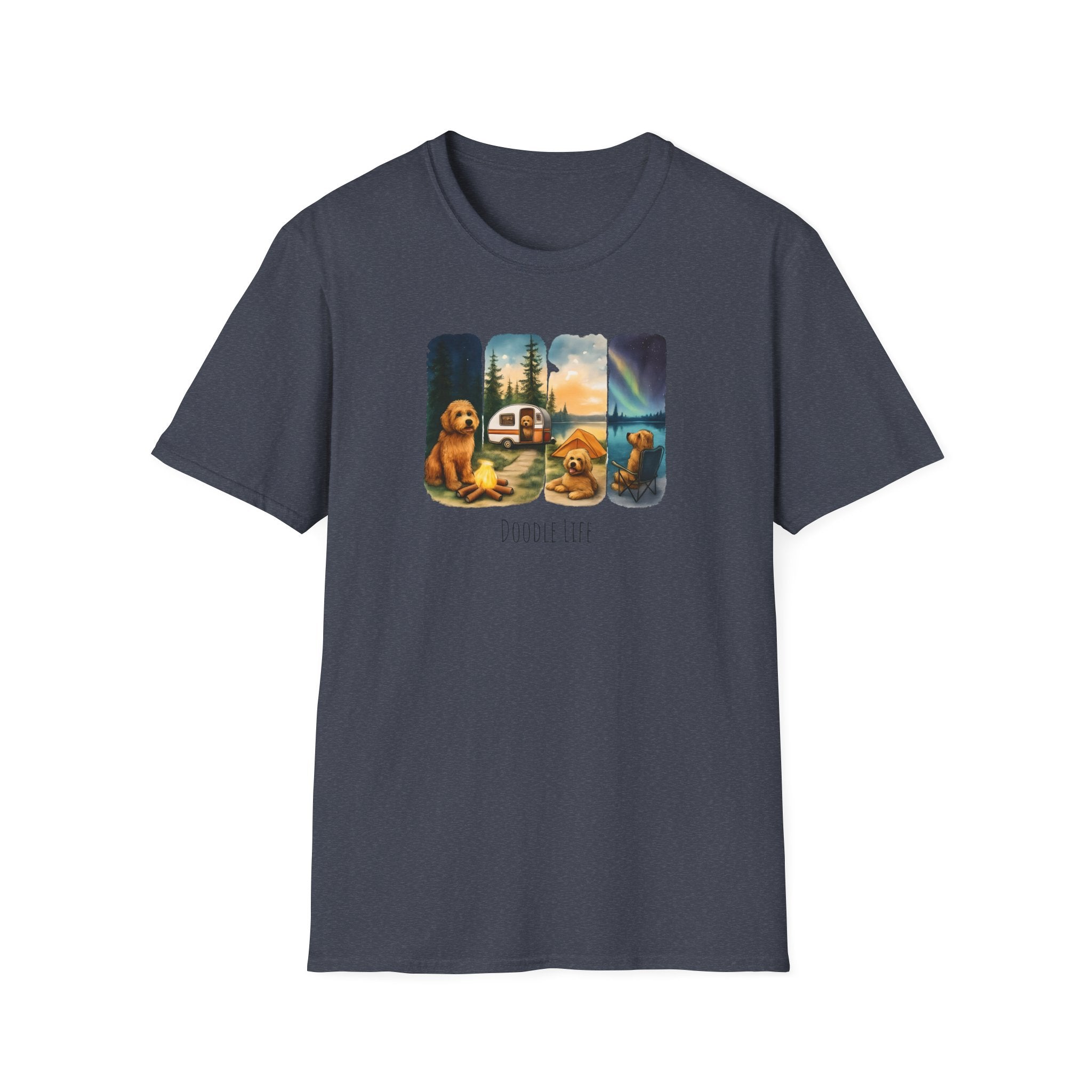 Doodle Life. Travel Dog Lover T-Shirt, Cute Pet Camping Tee, Adventure Shirt, Gifts for Dog Owners, Doodle Travel T-Shirt