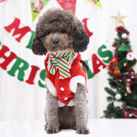 Festive Pet Holiday Costume - Santa Elk Winter Sweater