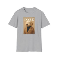 Dogue Magazine Cover. Themed Unisex T-Shirt - Fun Pet Lover Gift, Dog Mom Apparel