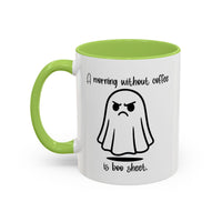No Coffee is Boo Sheet, Funny Ghost Coffee Mug, Halloween Coffee Cups, Gift for Latte Lovers