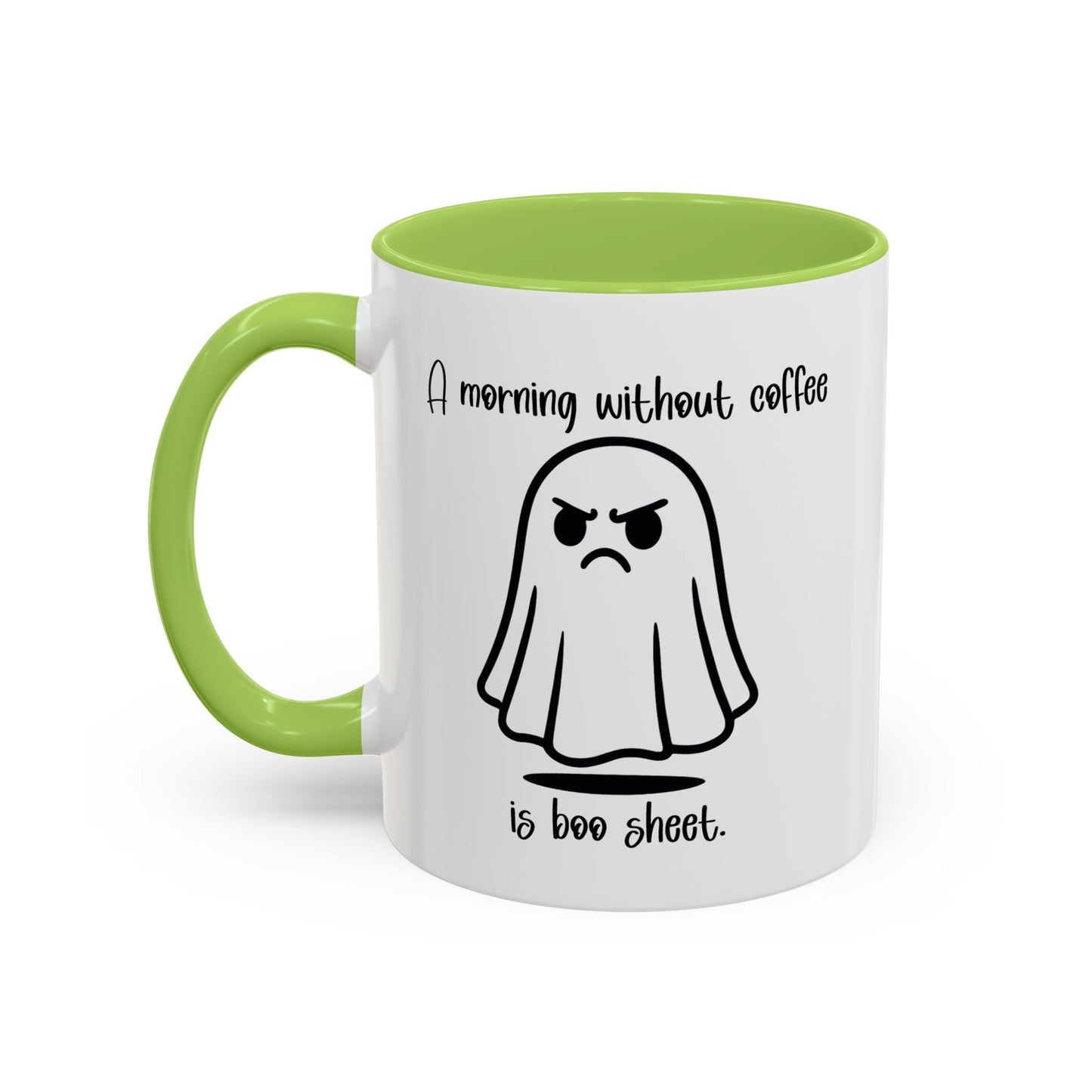 No Coffee is Boo Sheet, Funny Ghost Coffee Mug, Halloween Coffee Cups, Gift for Latte Lovers