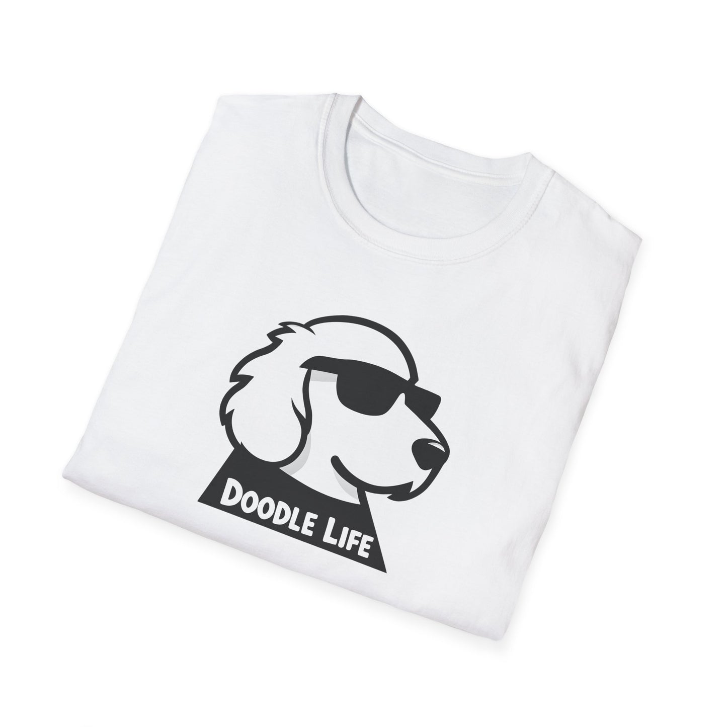 Doodle Life Unisex Softstyle T-Shirt, Dog Lover Gift, Pet Owner Apparel, Funny T-Shirt