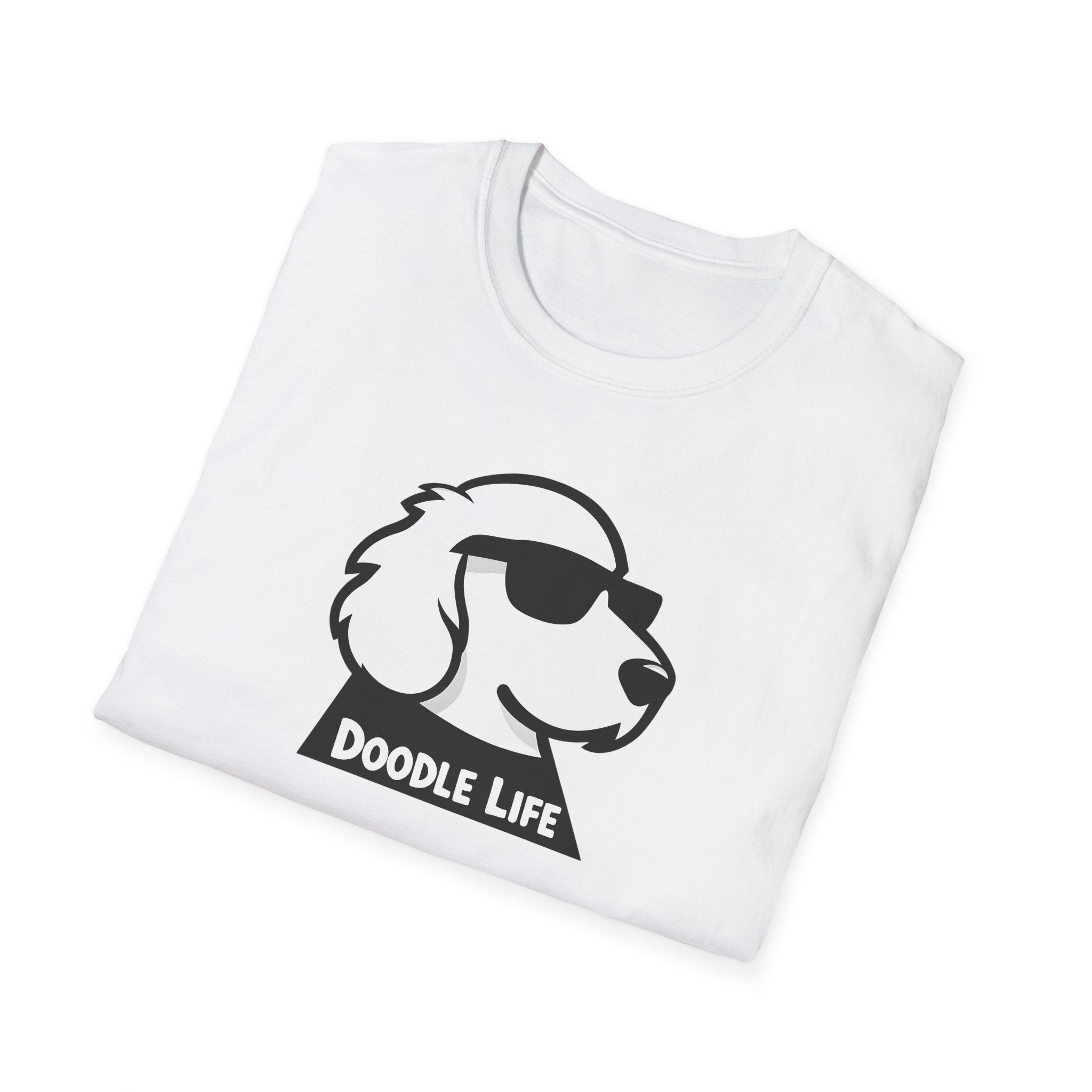 Doodle Life Unisex Softstyle T-Shirt, Dog Lover Gift, Pet Owner Apparel, Funny T-Shirt
