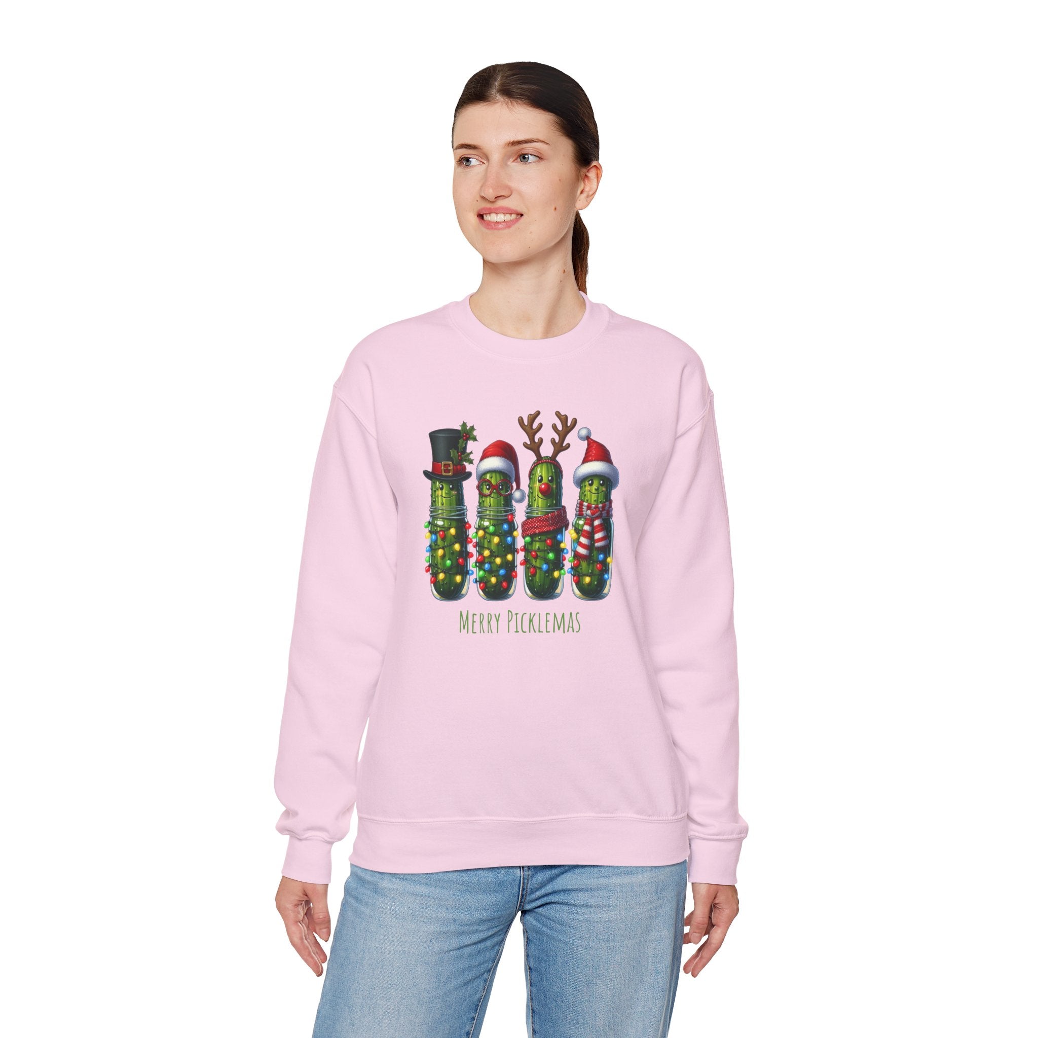 Christmas Is A Big Dill: Ugly Sweater: Holiday Cheer, Funny Gift for Pickle Lovers, Christmas Apparel