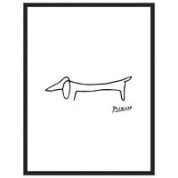 Pablo Picasso Dachshund Dog (Lump) Artwork Poster