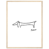 Pablo Picasso Dachshund Dog (Lump) Artwork Poster