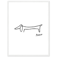 Pablo Picasso Dachshund Dog (Lump) Artwork Poster