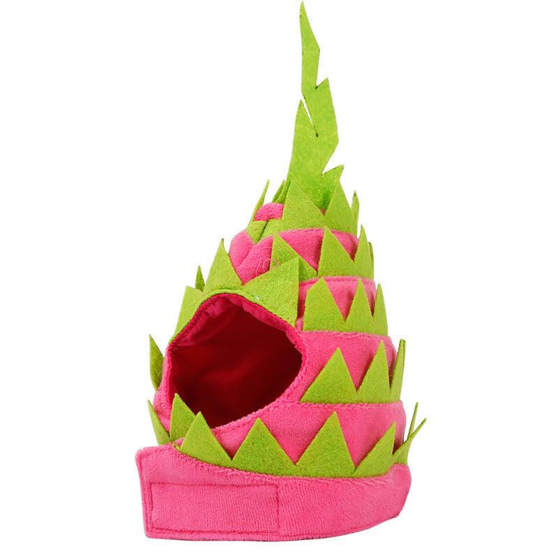 Tropical Dragon Fruit Pet Hat: A Fun And Stylish Costume For Dogs And Cats