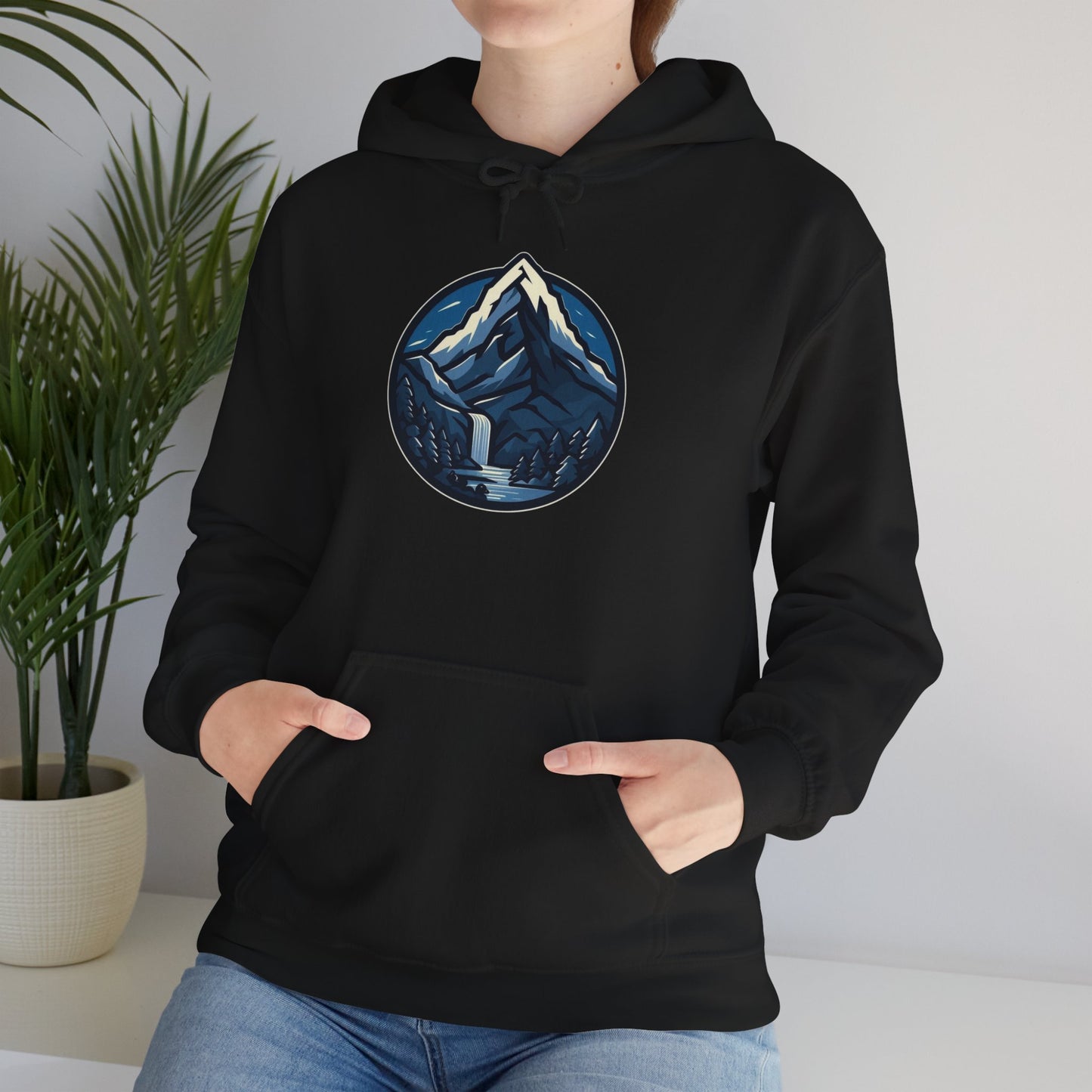 Blue Mountain Waterfall Hoodie