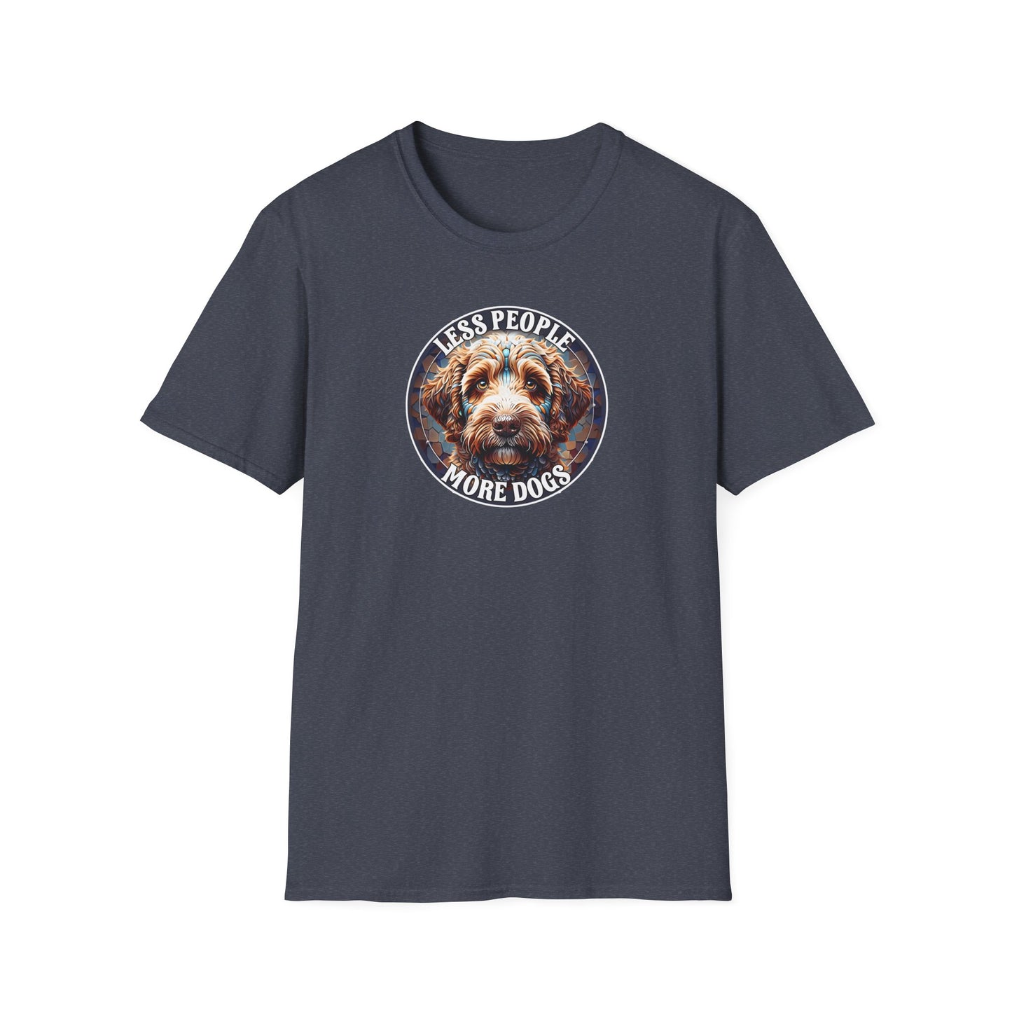 Less People More Dogs, T-Shirt, Funny Dog Lover Tee, Pet Owner Gift, Unisex Animal Shirt, Casual Wear, Doggie Apparel