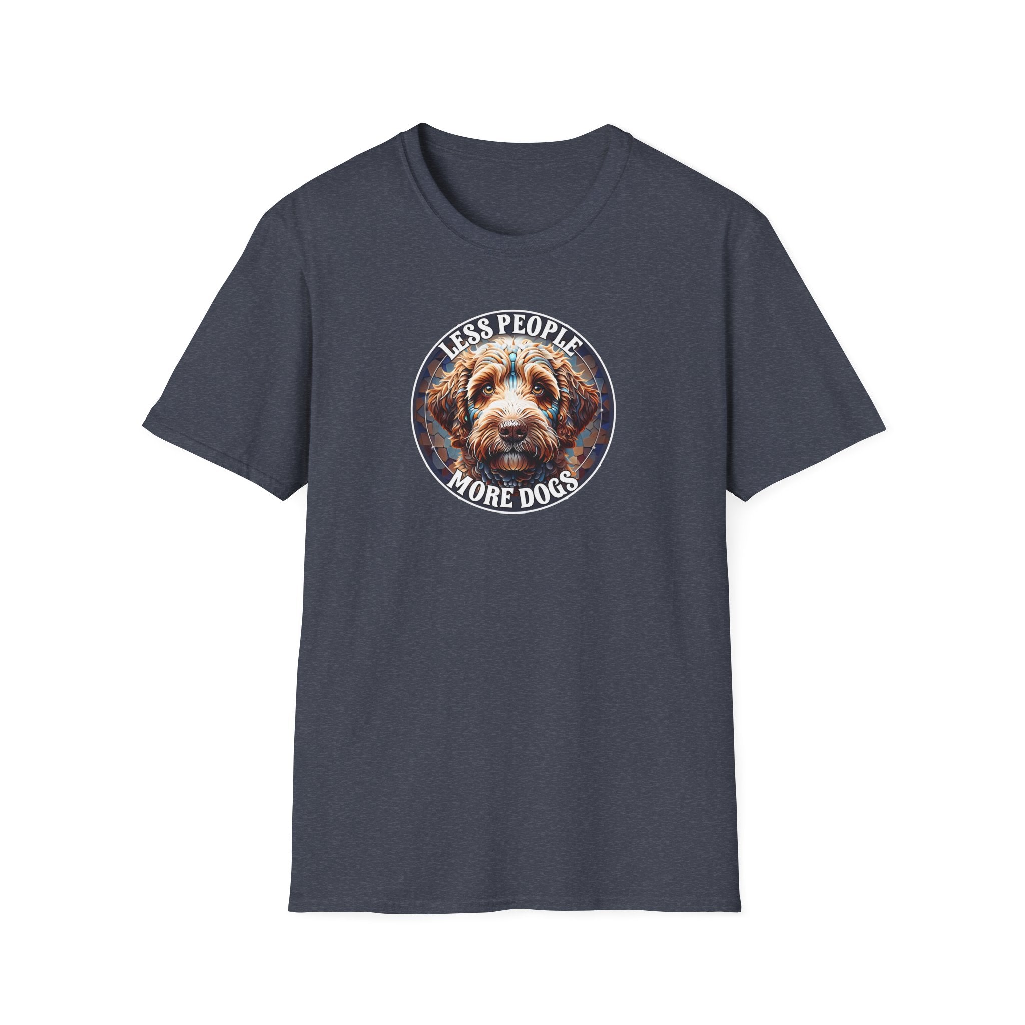 Less People More Dogs, T-Shirt, Funny Dog Lover Tee, Pet Owner Gift, Unisex Animal Shirt, Casual Wear, Doggie Apparel