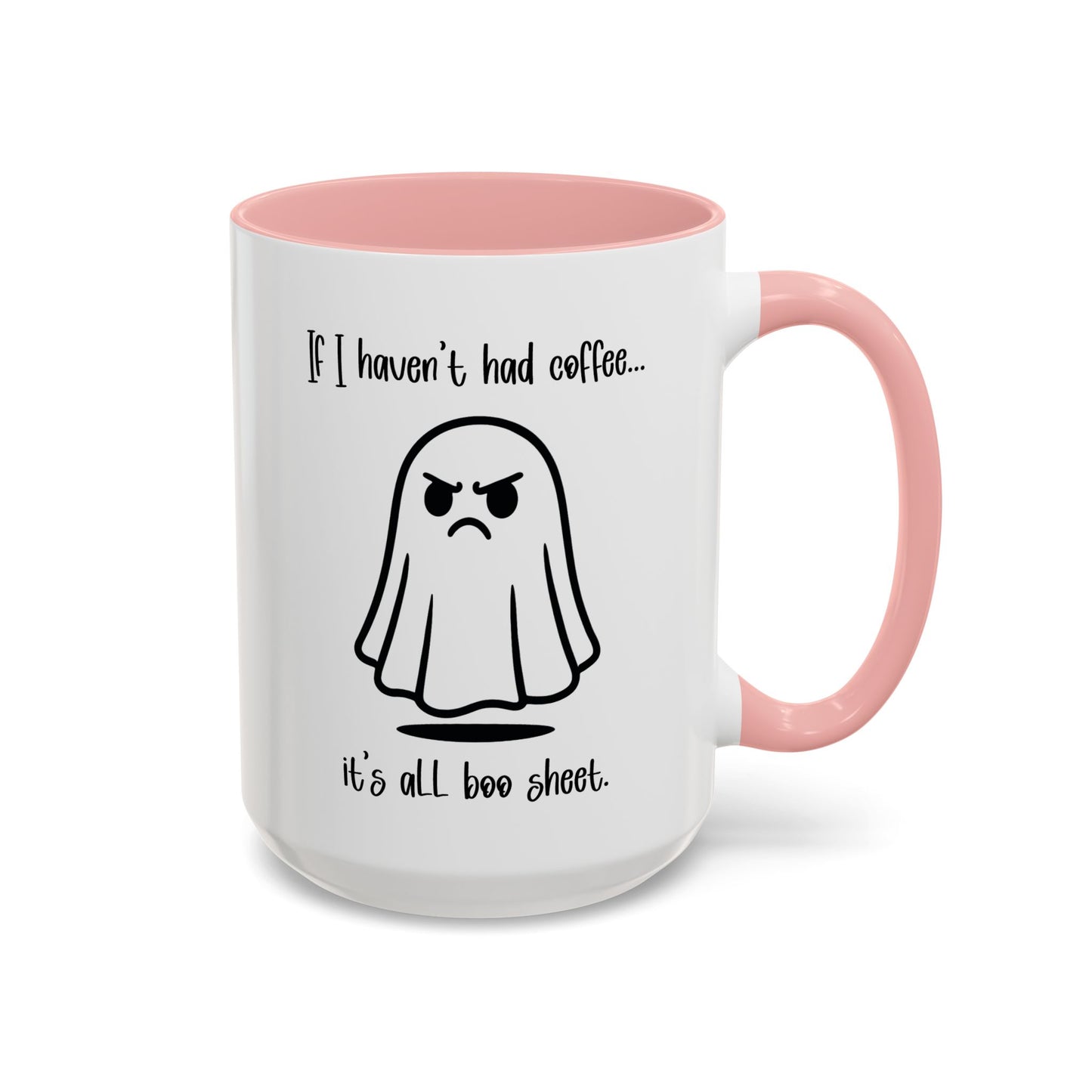 No Coffee is Boo Sheet, Funny Ghost Coffee Mug, Halloween Coffee Cups, Gift for Latte Lovers