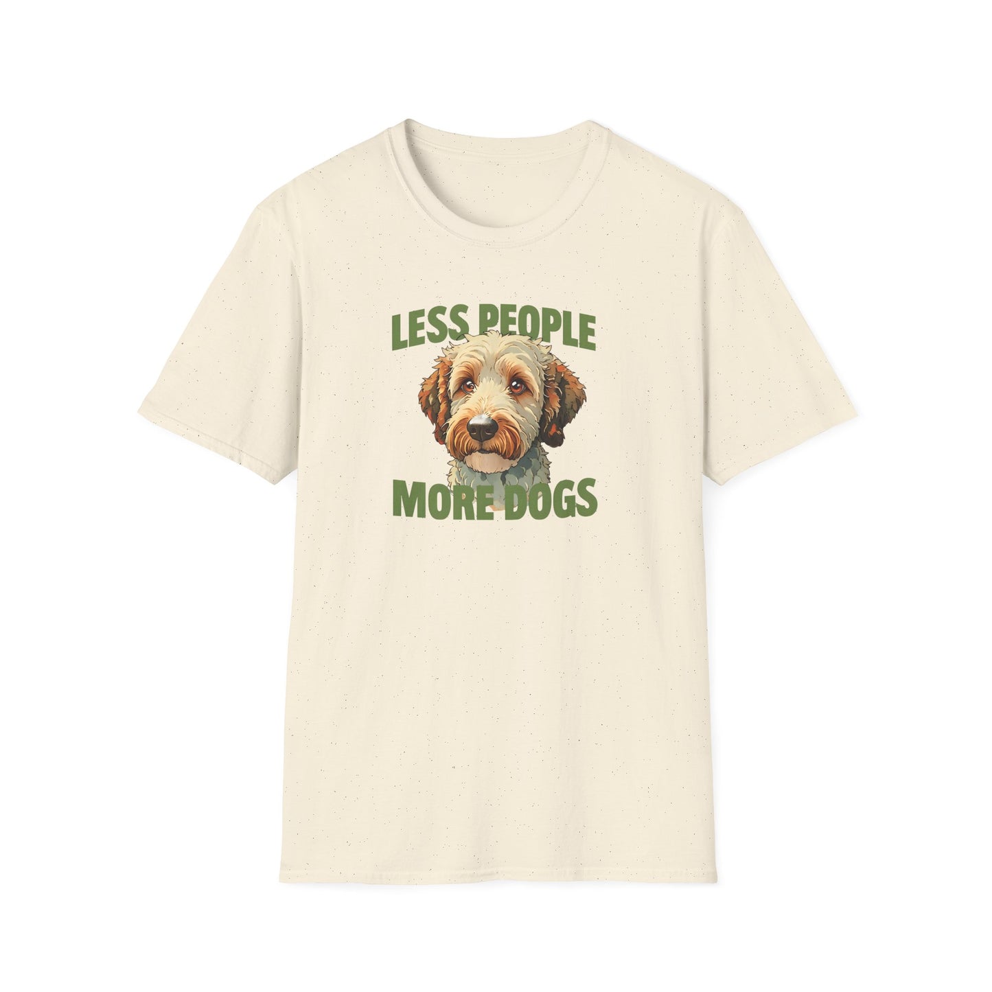 Less People More Dogs, T-Shirt, Funny Dog Lover Tee, Unisex Pet Shirt, Gift for Dog Owners, Animal Lover Apparel