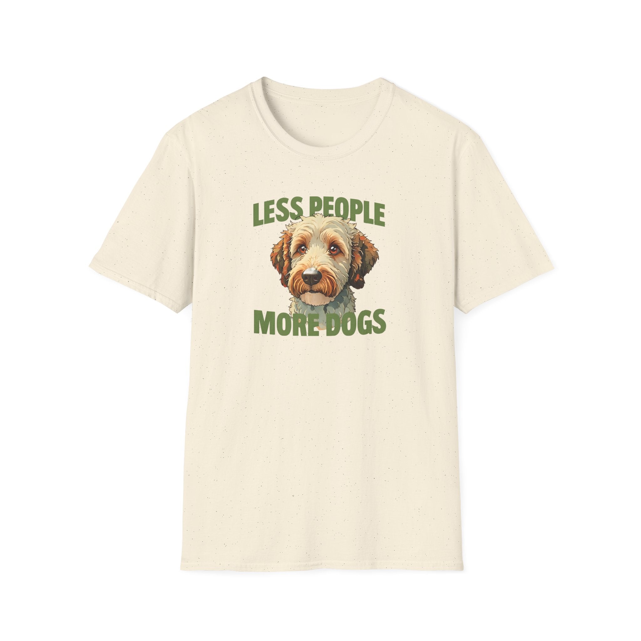 Less People More Dogs, T-Shirt, Funny Dog Lover Tee, Unisex Pet Shirt, Gift for Dog Owners, Animal Lover Apparel