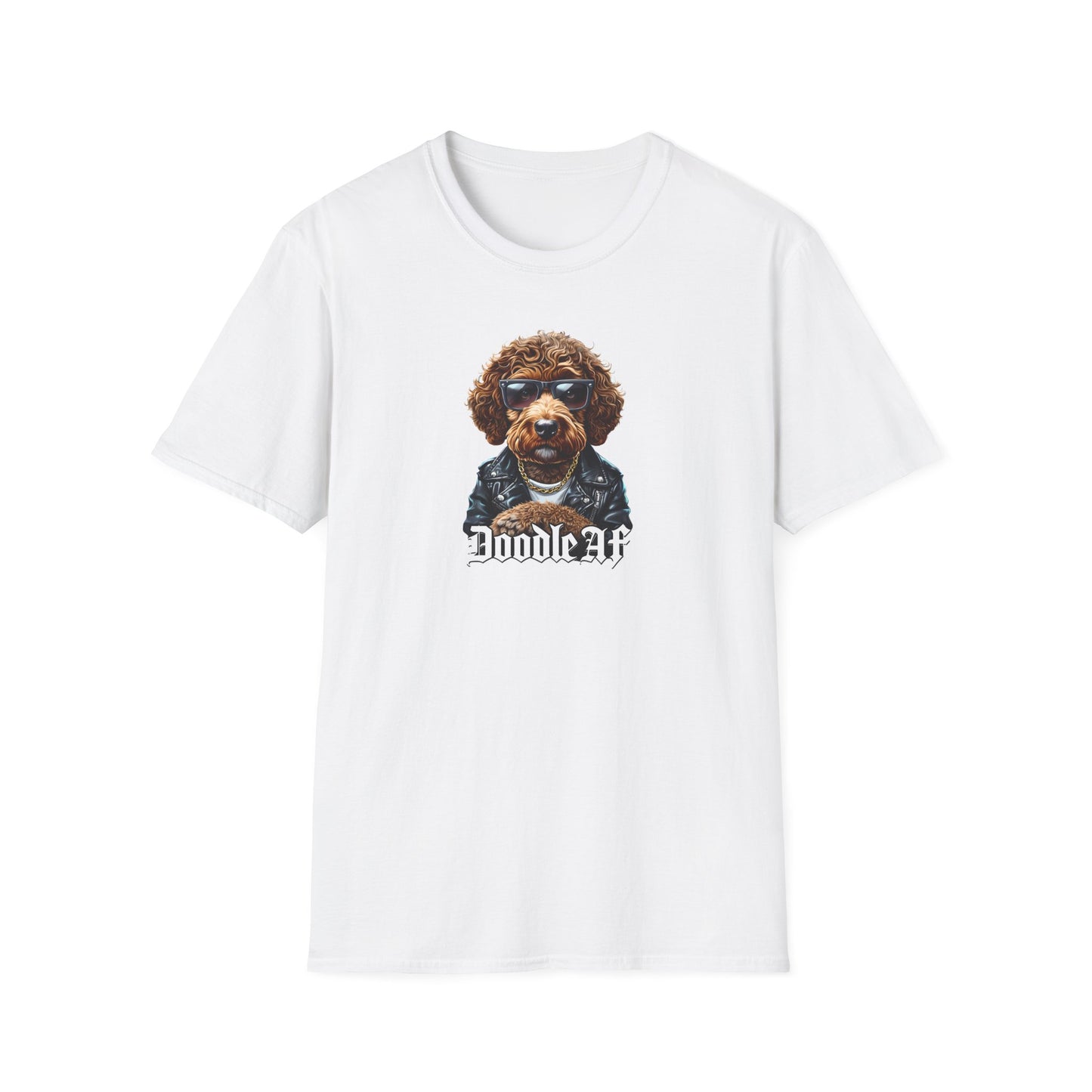 Doodle AF, Cool Doodle Dog Unisex T-Shirt, Pet Lover Gift, Dog Apparel, Dog Mom, Funny Animal Tee
