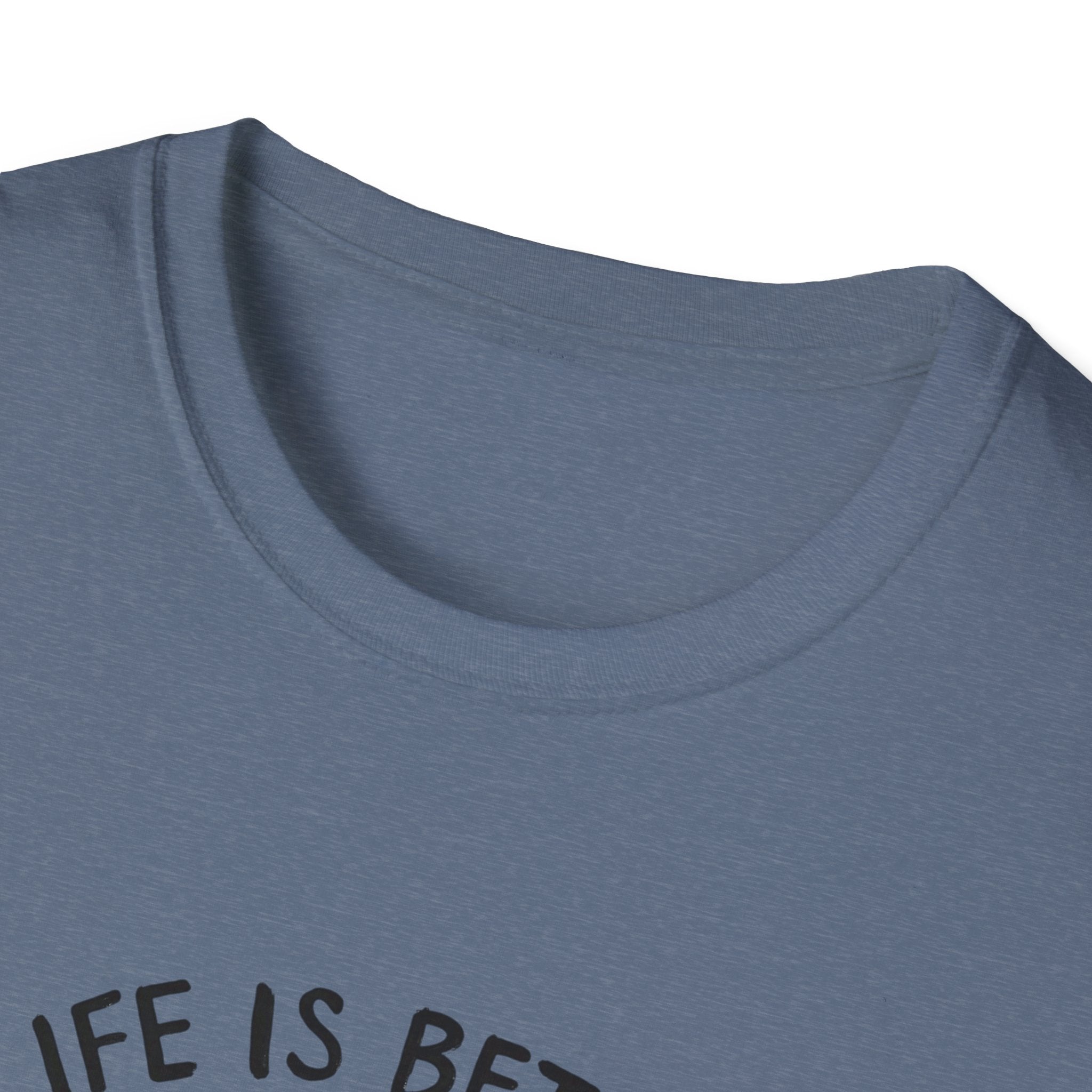 Unisex Softstyle T-Shirt, Life is Better with a Doodle, Funny Dog Shirt, Goldendoodle Tee