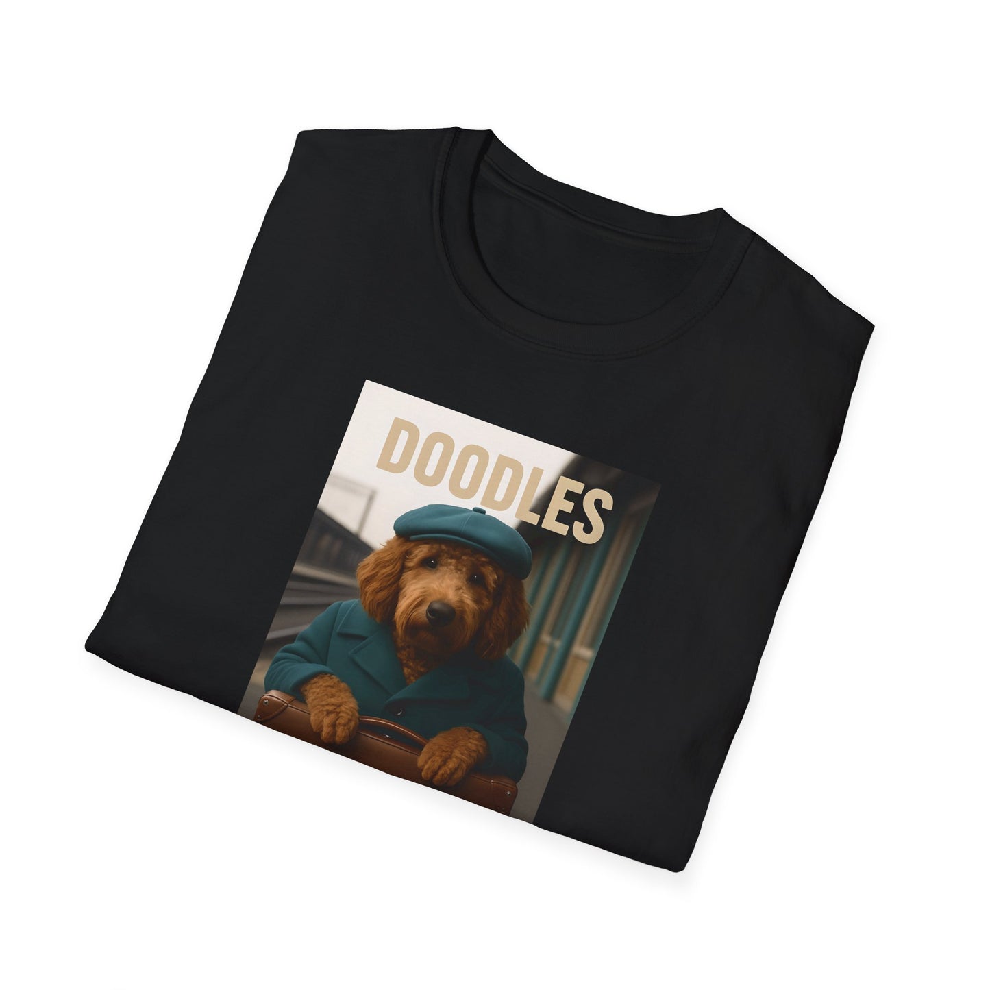 Doodles Need Vacations Too, Unisex Softstyle T-Shirt, Cute Dog Vacation Tee, Pet Lover Gift, Animal Apparel, Funny Dog T-Shirt