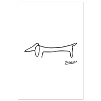 Pablo Picasso Dachshund Dog (Lump) Artwork Poster