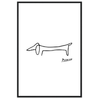 Pablo Picasso Dachshund Dog (Lump) Artwork Poster