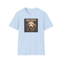 Unisex Dog Lover T-Shirt, Less People More Dogs, Pet Owner Gift, Casual Wear, Birthday Gift, Animal Lover Tee