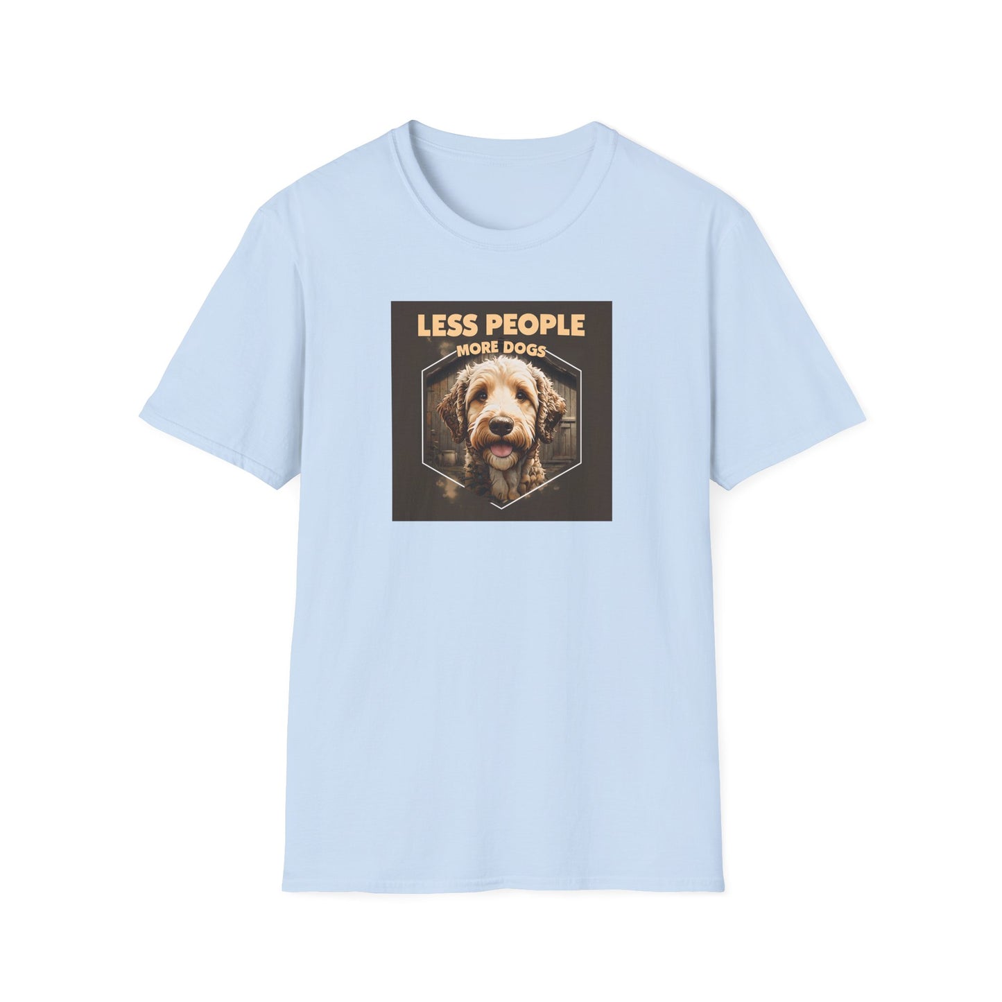 Unisex Dog Lover T-Shirt, Less People More Dogs, Pet Owner Gift, Casual Wear, Birthday Gift, Animal Lover Tee