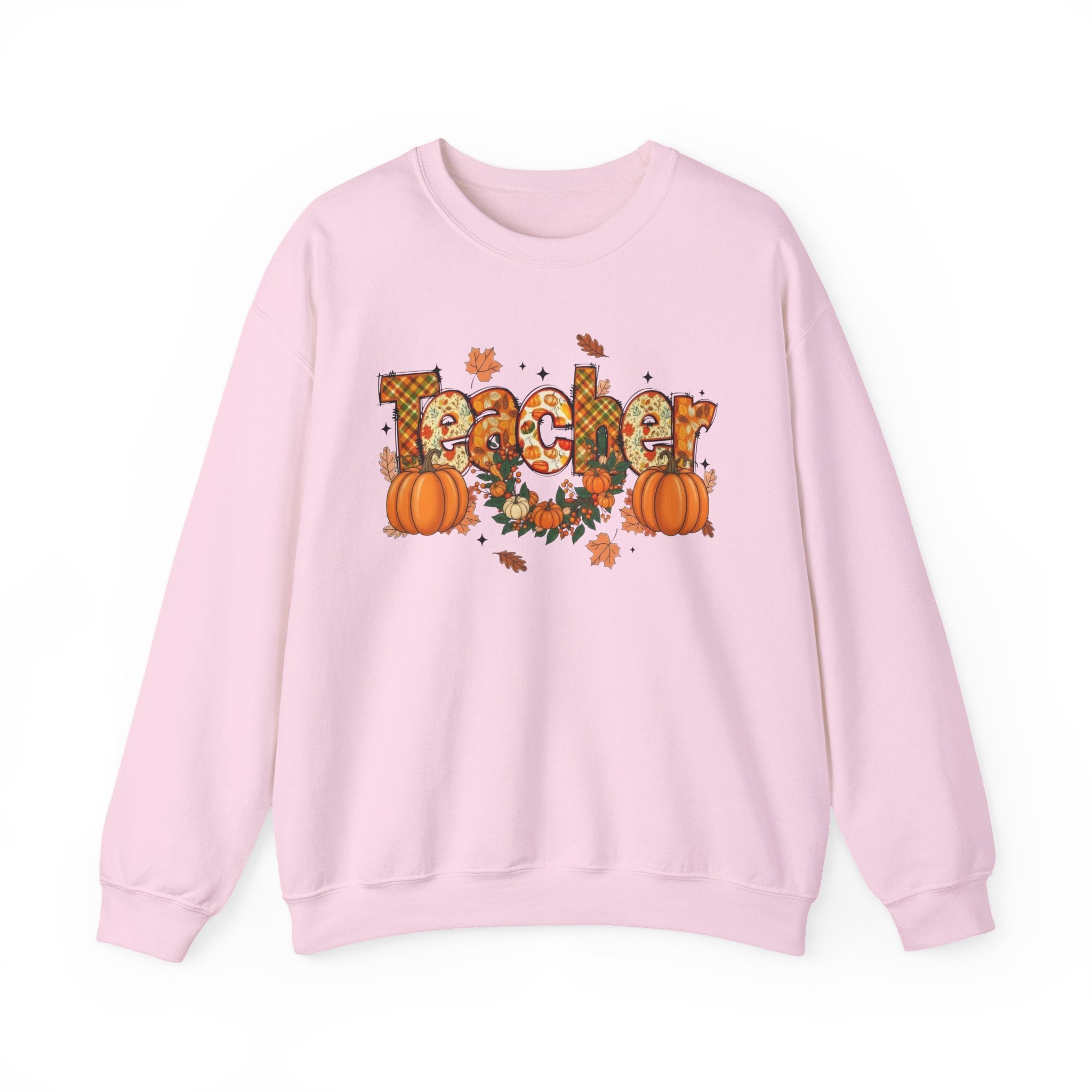 Festive Teacher Sweatshirt, Cozy Fall Apparel, Thanksgiving Gift, Pumpkin Sweater, Autumn Fashion, Teacher Appreciation