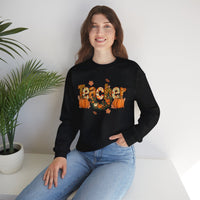 Festive Teacher Sweatshirt, Cozy Fall Apparel, Thanksgiving Gift, Pumpkin Sweater, Autumn Fashion, Teacher Appreciation