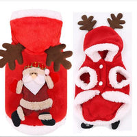 Festive Santa Claus Dog Costume For Small Dogs - Perfect For Christmas Celebrations!