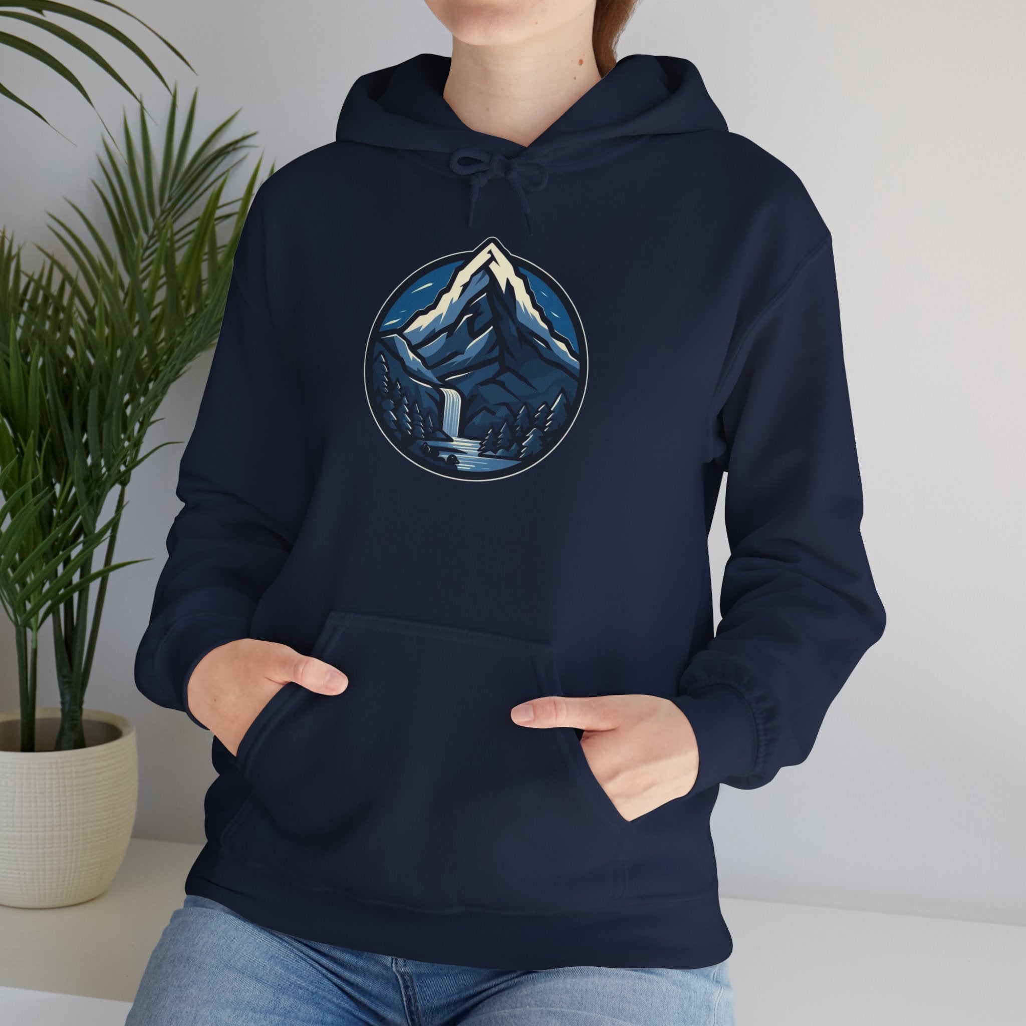 Blue Mountain Waterfall Hoodie