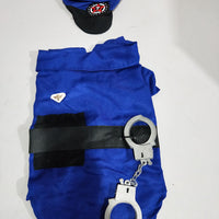 Funny Police Dog Halloween Costume Set