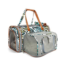 Mr. Peanut's Gold Series Standard Size Airline Compliant Expandable Pet Carrier - Prints Edition