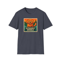 Outdoorsy Doodle, Adventure Dog T-Shirt, Pet Lover Gift, Casual Wear, Nature Lover Tee, Dog Owner Apparel, Doodle Art Shirt