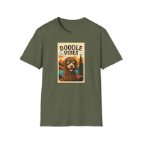 Doodle Vibes. Unisex T-Shirt, Funny Dog Tee, Gift for Pet Lovers, Casual Wear, Dog Enthusiast Shirt, Summer Fashion