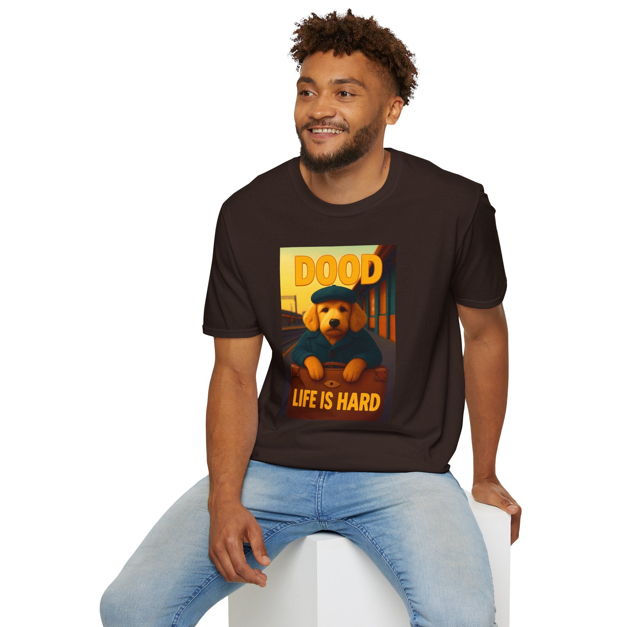 Dood Life is Hard T-Shirt, Funny Pet Tee, Unisex Graphic Shirt, Casual Wear Gift, Dog Lover Apparel