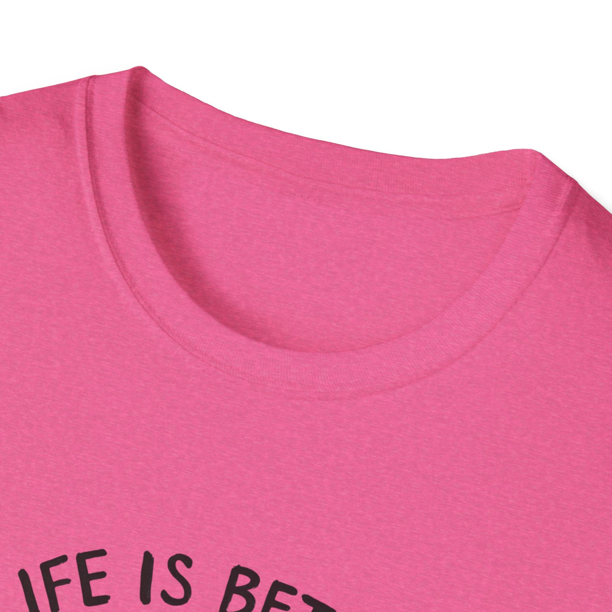 Unisex Softstyle T-Shirt, Life is Better with a Doodle, Funny Dog Shirt, Goldendoodle Tee