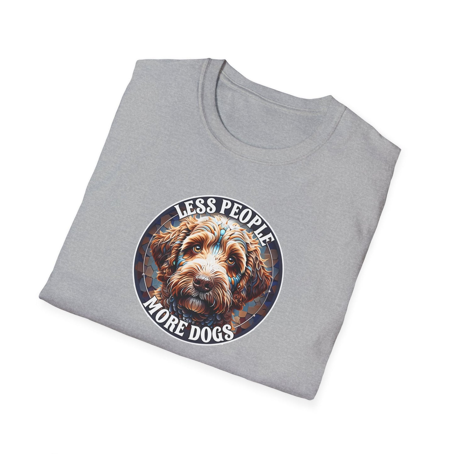 Less People More Dogs, T-Shirt, Funny Dog Lover Tee, Pet Owner Gift, Unisex Animal Shirt, Casual Wear, Doggie Apparel